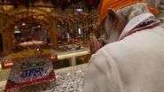 India News | PM Modi Offers Prayers at Gurudwara Sis Ganj on Guru Teg Bahadur's 400th Prakash Purab