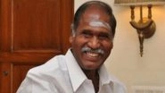 N Rangasamy Health Update: Puducherry CM, Who Had Tested Positive for COVID-19, Receiving Treatment at Private Hospital in Chennai