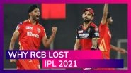 Punjab vs Bangalore IPL 2021: 3 Reasons Why Bangalore Lost