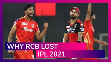 Punjab vs Bangalore IPL 2021: 3 Reasons Why Bangalore Lost