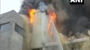 India News | Fire Breaks out at Dry Fruit Factory in Amritsar