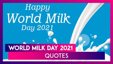 World Milk Day 2021: Best Quotes, Slogans and Sayings About This Complete Food