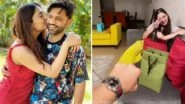 Disha Parmar Surprises Beau Rahul Vaidya With a Gucci Watch Worth Rs 71K As He Leaves for Khatron Ke Khiladi 11!