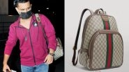 Rahul Vaidya Leaves for Khatron Ke Khiladi 11 in Style, Flaunts a Gucci Backpack Worth Rs 1.31 Lakh at the Airport!