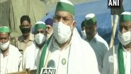 India News | Farmers Protest 'Black Day' at Ghaziabad; BKU Leader Rakesh Tikait Says Will Adhere to Covid-19 Protocols