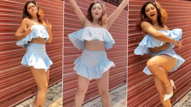 Rashami Desai Takes the Internet by Storm As She Dances to Cardi B’s ‘Up’ Song in a Hot Blue Outfit (Watch Video)