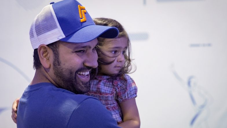 IPL 2021: Rohit Sharma’s ‘Cutest Partnership’ with Daughter Samaira Will Melt Your Heart (View Pic)