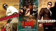 Is Radhe: Your Most Wanted Bhai Salman Khan's Shortest Film to Date? Ranking His 10 Movies With the Least Runtime! (LatestLY Exclusive)