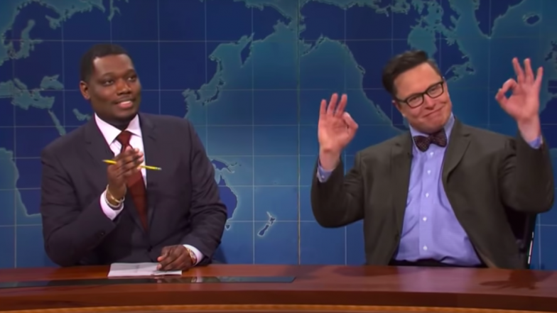 Twitter Users Call Out Elon Musk For Flashing 'White Supremacist' Sign on Saturday Night Live