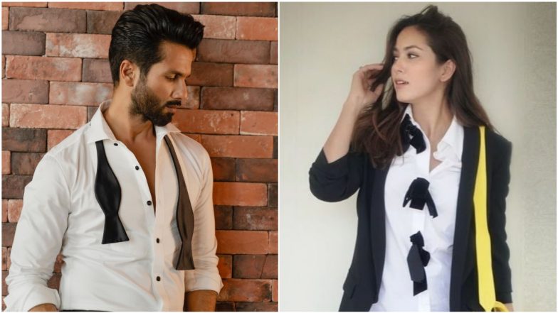 The Husband-Wife Fashion Faceoff: Shahid Kapoor or Mira Rajput, Whose Pics in Black and White Ensemble Do You Love More?