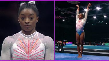 Simone Biles Performs Yurchenko Double Pike, Becomes First Woman to Land the Move Traditionally Performed Only by Men