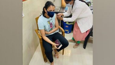 Smriti Mandhana Receives First Dose of COVID-19 Vaccine