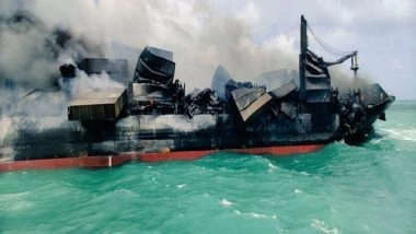 World News | Sri Lanka Continues Fire Fighting Efforts Onboard X-Press Pearl Vessel