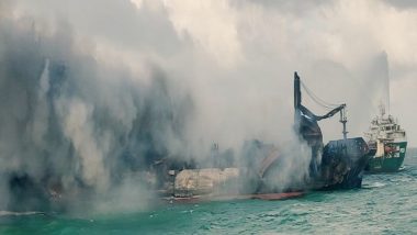 World News | X-Press Pearl Ship Fire: Relentless Efforts of India-Sri Lanka Pays off