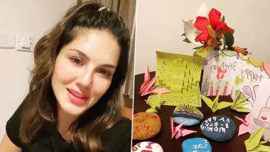 Sunny Leone Shares How Her Children and Husband Daniel Weber Made Her Birthday Special (View Post)