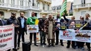World News | Demonstration Held in Front of Pak High Commission in London for Release of Journalist Tanveer Ahmed