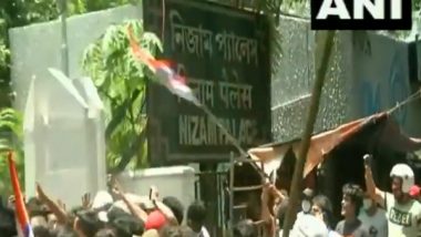 India News | TMC Supporters Stage Protest Outside CBI Office in Kolkata