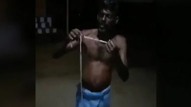 Tamil Nadu Man Eats Snake, Claims 'It Wards Off COVID-19'; Arrested After Video Goes Viral