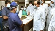 India News | Telangana CM Examines Facilities, Treatment for COVID-19 Patients at Hyderabad Hospital