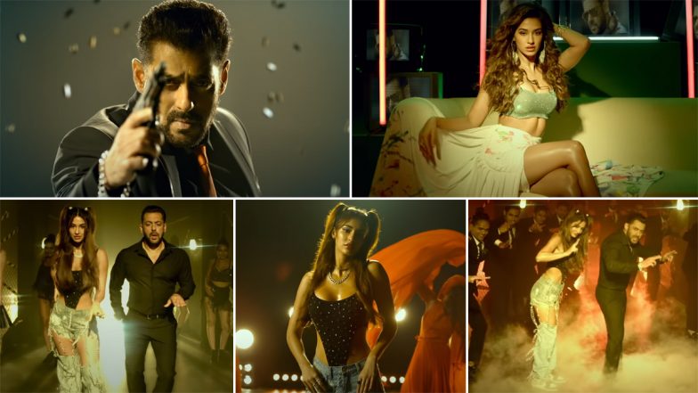 Radhe Title Track: Salman Khan Is All About That Swag While Disha Patani Raises the Temperature With Her Hot Avatar (Watch Video)