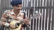 ITBP Constable Rahul Khosla Plays &lsquo;Dil Diya Hai Jaan Bhi Denge&rsquo; Tune on Mandolin for Corona Warriors (Watch Video)
