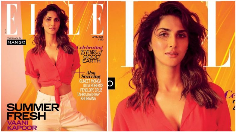 Vaani Kapoor Is Summer Ready on Elle India Magazine Cover With Cropped Shirt and Trousers, Shares Pic With Hashtag #WorkCommitments