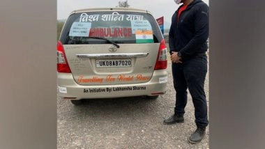 Sports News | COVID-19: Wrestler Labhanshu Turns Car into Ambulance, Installs Oxygen Cylinder