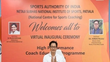 Sports News | We Need to Be Atmanirbhar in Sports: Rijiju Launches Coach Education Programme to Build Pool of Elite Indian Coaches