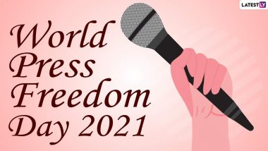 World Press Freedom Day 2021 Quotes and HD Images: WhatsApp Stickers, Facebook Posts & Instagram Sayings to Create Awareness on Free Press