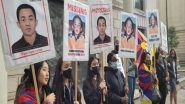World News | Protest Outside Chinese Embassy in London to Mark Enforced Disappearance Day of Tibet's Panchen Lama