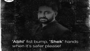 Entertainment News | Abhishek Bachchan Shares Poster by Mumbai Police: 'Abhi' Fist Bump, 'Shek' Hands Later Please!'