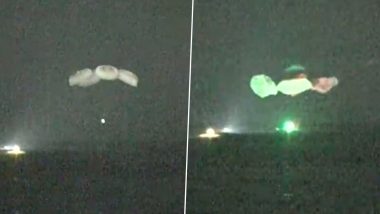 SpaceX Astronauts Return to Earth in Rare Nighttime Splashdown of The Dragon Capsule Into the Gulf of Mexico! Video Goes Viral
