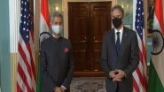 World News | Jaishankar Expresses Gratitude to US for Strong Support; Blinken Says US, India Together in Tackling COVID-19