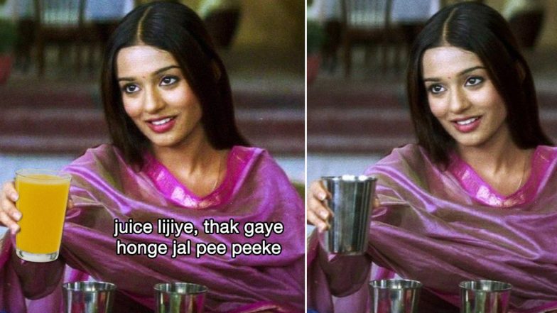 'Jal Lijiye Thak Gaye Honge' Meme Template Takes Twitter by Storm; Netizens' Epic Reactions to Amrita Rao's Dialogue From Vivah Will Tickle Your Funny Bone