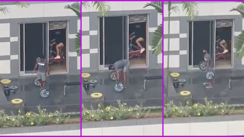 Jasprit Bumrah Spotted Sweating it Out in Quarantine Ahead of IND vs NZ ICC WTC 2021 Final (Watch Video)