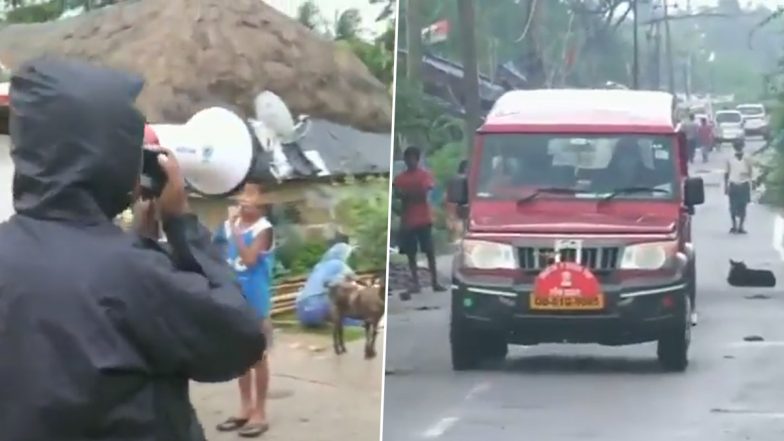 Cyclone Yaas: People Being Evacuated In Odisha's Chandipur By The District Administration And Marine Police Force (Watch Video)