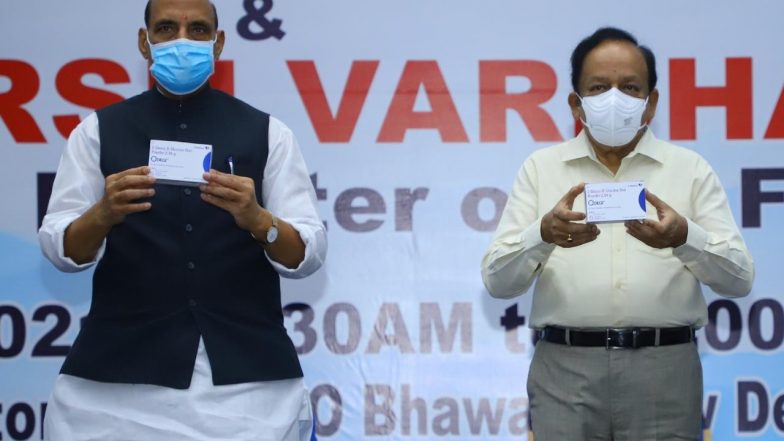 COVID-19: Health Minister Dr. Harsh Vardhan Releases First Batch Of DRDO Developed 2DG Drug