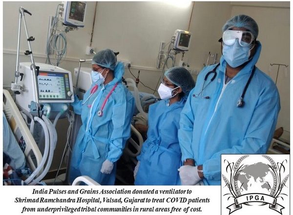 Business News | India Pulses and Grains Association Supports Shrimad Rajchandra Love and Care (SRLC) Hospital in Gujarat to Treat COVID Patients from Rural Areas Free of Charge