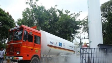 India News | Oxygen Tanker Covering 2670 Km from Bengal Reaches Kochi