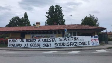 Bologna Fans Put Up Anti-Juventus Banners Ahead of Their Serie A 2020-21 Clash, AC Milan Fans Reportedly Promise to Buy Rossoblu Shirts If they Beat Bianconeri