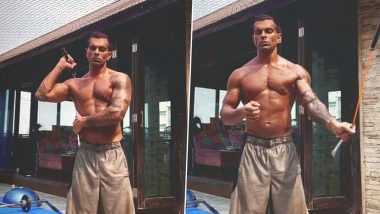 Karan Singh Grover Flaunts His Chiseled Body During Workout, Says ‘Face Everything and Rise’ - WATCH