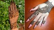 Eid Al-Fitr 2021 Mehendi Designs: Arabic, Trail, Indian, Floral & Rajasthani Mehndi Pattern Images and Video Tutorials for the Festive Day