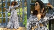 If You Love Prints, Karishma Tanna's Monochrome Co-ord Set Is The Perfect Buy For You! (View Pics)