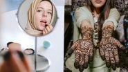 Eid al-Fitr 2021 Mehendi Designs and Quick Makeup Tutorial: Arabic, Indian, Rajasthani, & Trail Style Full and Back-Hand Mehndi Patterns Along with Easy Eid Make Up Look to Go with Your Traditional Attire