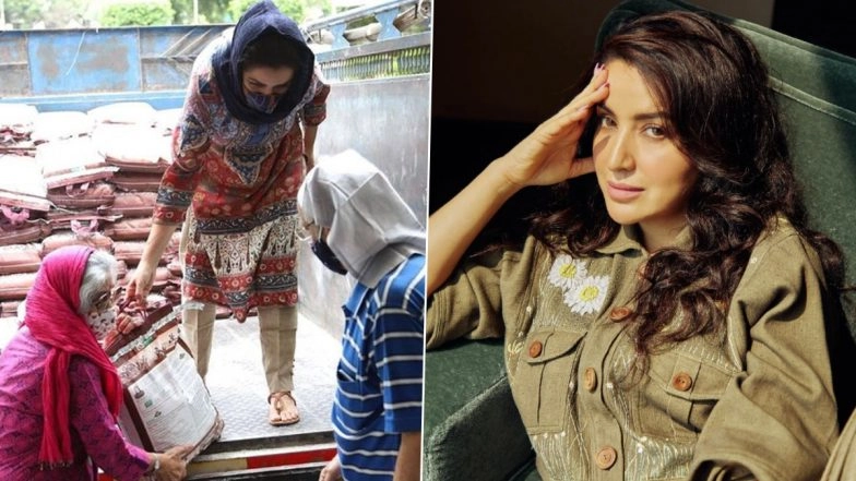 Tisca Chopra's Parents Help Her Out To Donate Rice Packets to People in Need Amidst COVID-19 Pandemic (View Pic)