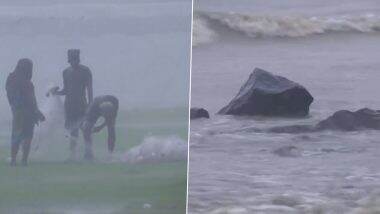 Cyclone Yaas Expected To Make Landfall At Balasore Coast In Odisha On May 26, Parts Of The State Witness Heavy Rainfall (Watch Video)