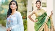 Rashmika Mandanna Style File: From Salwar Suits to Sarees, Take Ethnic Wear Fashion Inspiration From the Queen of South Films