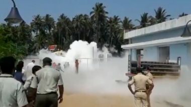Oxygen Tank Leak at South Goa District Hospital, Fire Tenders Rushed To Spot (Watch Video)