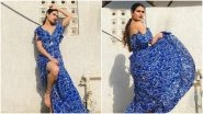 Fatima Sana Shaikhs's Blue Silk Maxi Dress Can Be Yours For 23000!