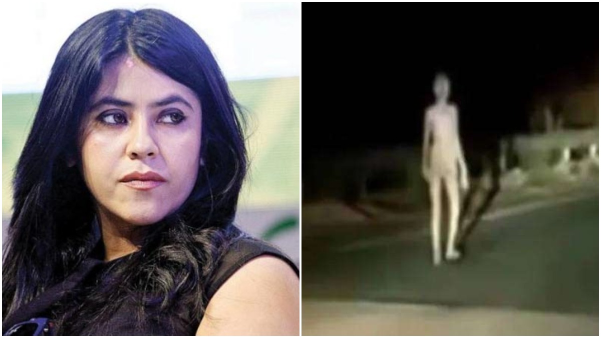 Ekta Kapoor Shares Spooky Video of Mysterious Alien-Like Creature Walking on Road at Night Allegedly From Hazaribagh, Jharkhand